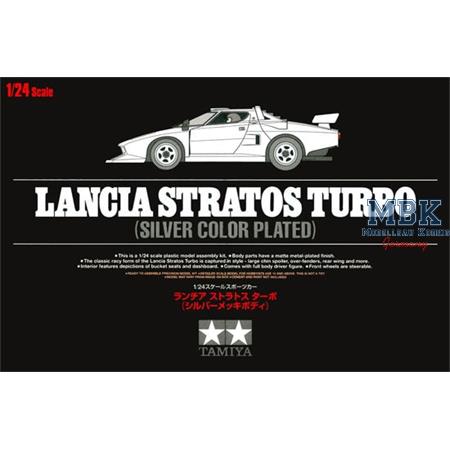 Lancia Stratos Turbo Silver plated 1/24