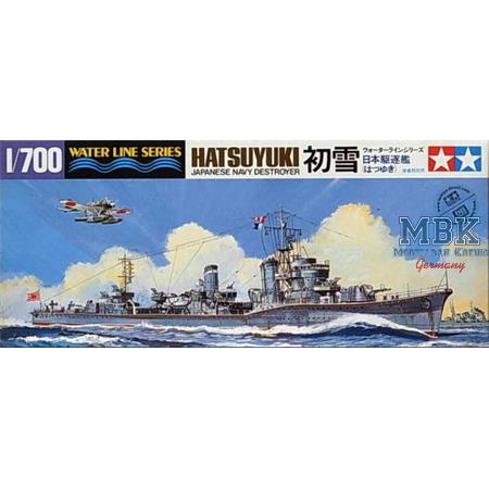 Hatsuyuki Japanischer Zerstörer - Waterline 1/700
