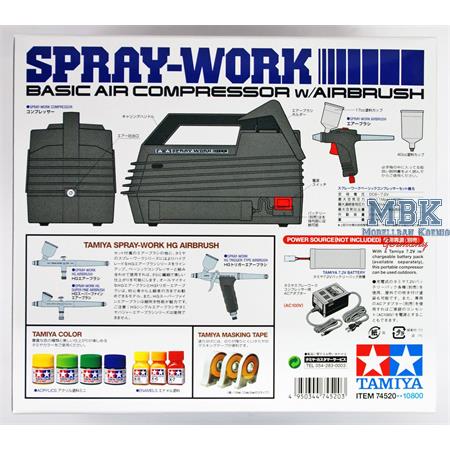 Tamiya Spray Work Basic mit Kompressor
