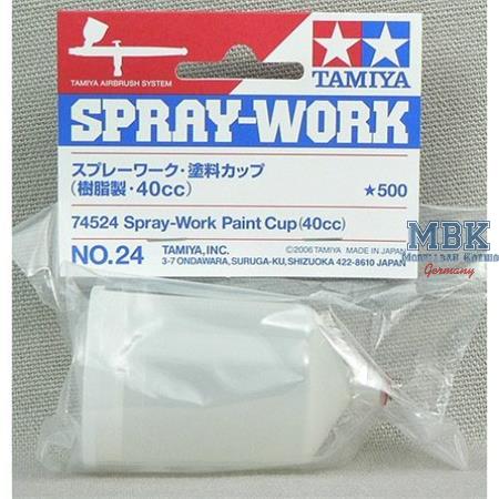Tamiya Spray Work Behälter 40cc Kunststoff