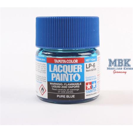 LP-6 Blau (Pur) glänzend / Blue gloss Lacquer 10ml