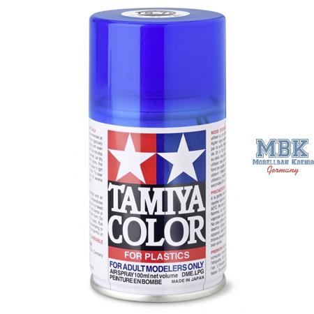 TS72 Blau Transparent  glänzend - Spraydose 100ml