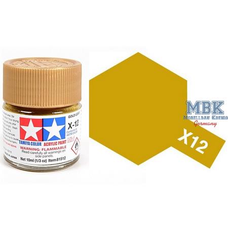 X12 Blattgold - Gold leaf  23ml