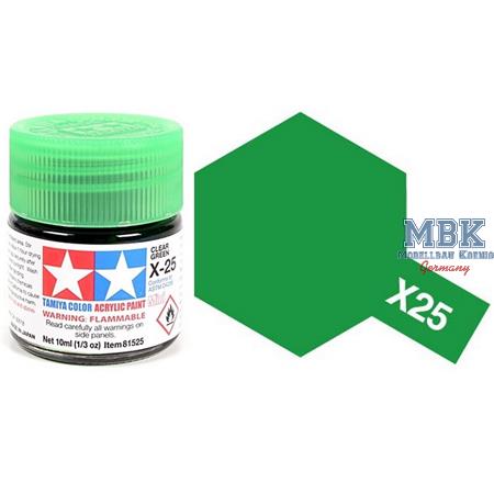 X25 Grün Klar / Clear Green  23ml