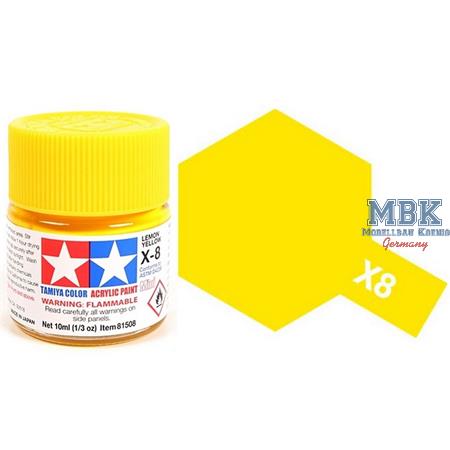 X8 Zitronen Gelb / Lemon Yellow