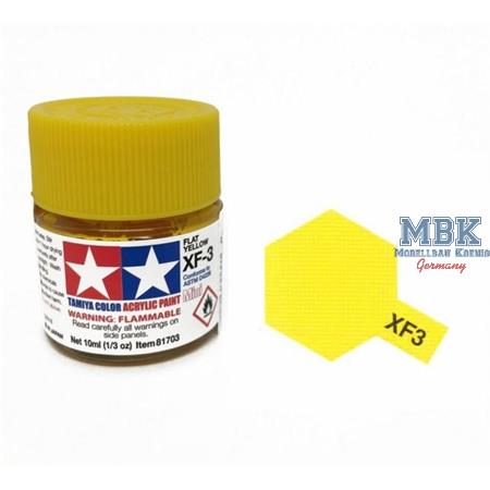 XF3 Flat Yellow - matt gelb 23ml