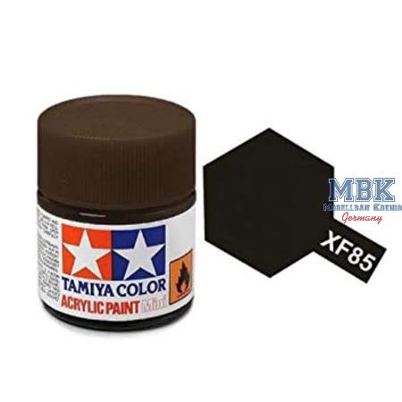 XF85 Gummi schwarz matt Rubber black flat