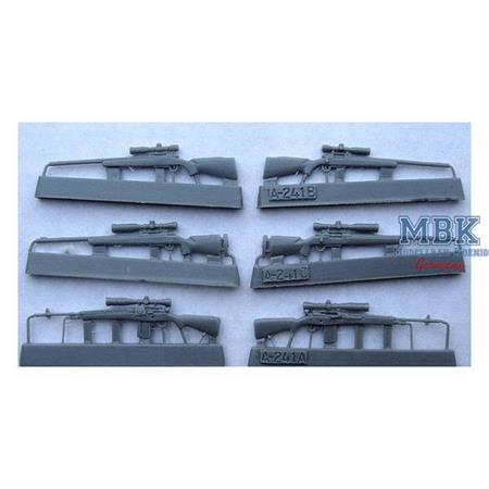 American modern sniper rifles family