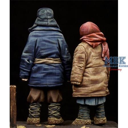 Boy & Girl (eastern Europe) WWII Period