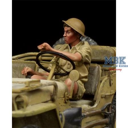 British Driver Western Desert WWII