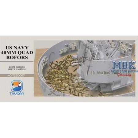 US Navy 40mm Quad Bofors Shell Casings