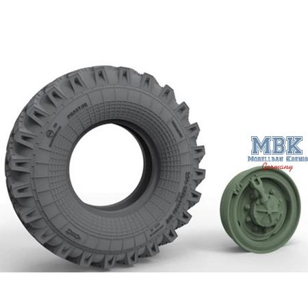 URAL 4320 3D Gravity Tyres (6pcs)