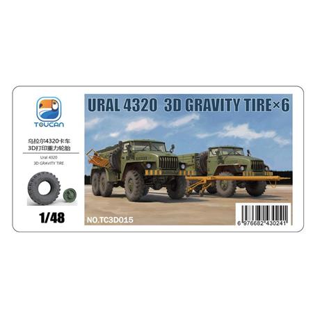 URAL 4320 3D Gravity Tyres (6pcs)