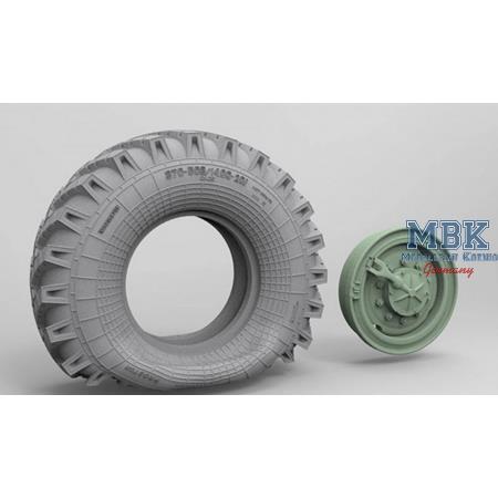 URAL 4320 3D Flat Tyres (6pcs)