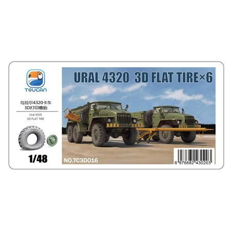 URAL 4320 3D Flat Tyres (4pcs)