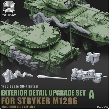Exterior Detail Upgrade Set A STRYKER M1296 3D-Pr.