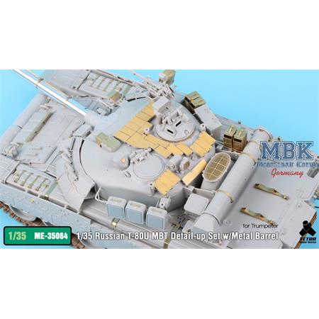 Russian T-80U MBT (Trumpeter) Detail Set w/barrel