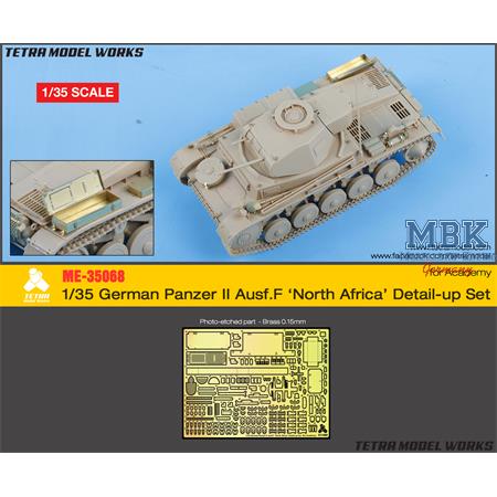 German Panzer II Aust.F North Africa Detail-up Set