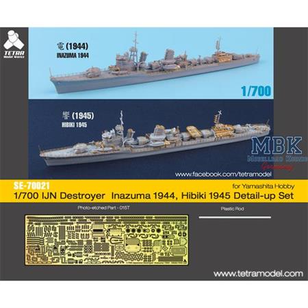 IJN Destroyer Inazuma 1944, Hibiki 1945 Detail Set