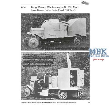 Kraftwagen-Flak German ‘K-Flak’ Vehicle-Mounted AA