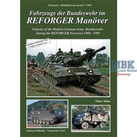 Fahrzeuge der Bundeswehr im REFORGER Manöver