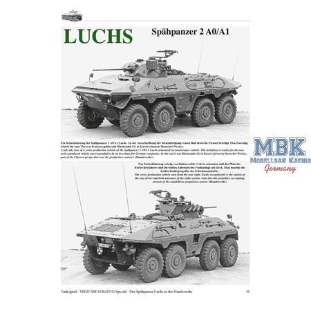 Luchs Spähpanzer AO / A1 / A2 in der Bundeswehr