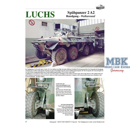 Luchs Spähpanzer AO / A1 / A2 in der Bundeswehr