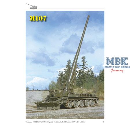 Artillerie-Selbstfahrlafetten M107 bis M110A2