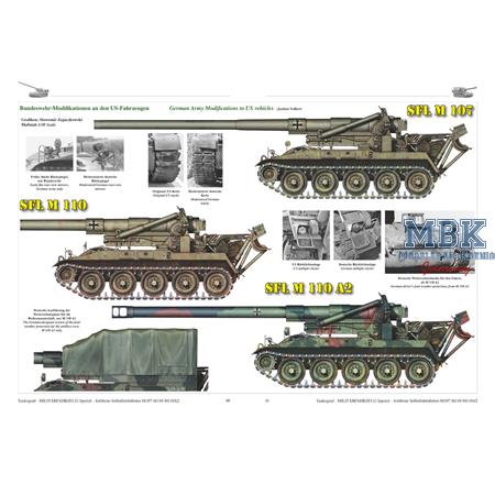 Artillerie-Selbstfahrlafetten M107 bis M110A2