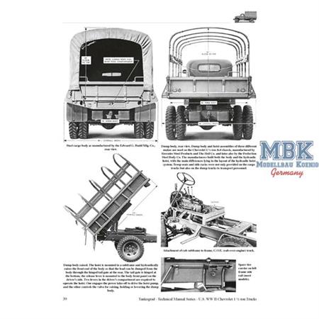 Chevrolet 1 1/2 to 4x4 Truck Cargo M6 Bomb Service
