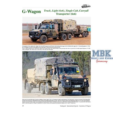 Australische G-Wagons MB G in Australia  Service