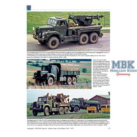 BAOR Britische Fahrzeuge Rheinarmee 45-79