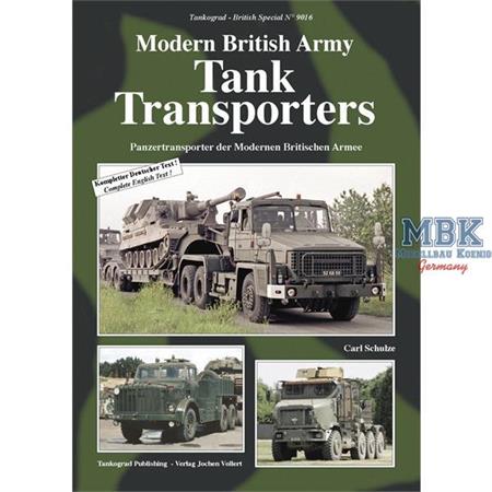Panzertransporter der modernen britischen Armee