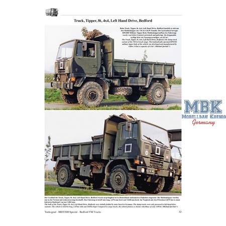 British Bedford TM 4-4 und 6-6 LKW Serie