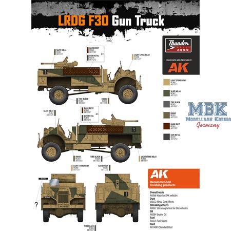 LRDG F30 Gun Truck w.ordnance 37mm MKI Bofors