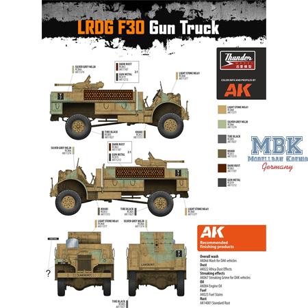 LRDG F30 Gun Truck w.ordnance 37mm MKI Gun BONUS