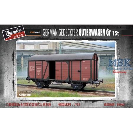 German gedeckter Güterwagen Gr 15to