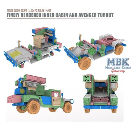HMMWV M1097 AN/TWQ-1 Avenger - Early Version