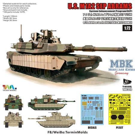 US M1A2 Abrams  SEP SEP TUSK I MBT