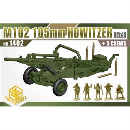 M102 105mm Howitzer + 5 Crew