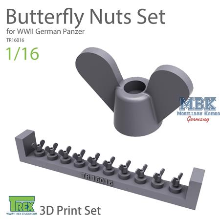 Butterfly Nuts Set for WWII German Panzer
