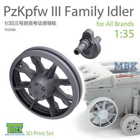 PzKpfw III Family Idler Set for All Brands  1/35