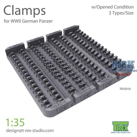 Clamps for German Panzer Set 1  1/35