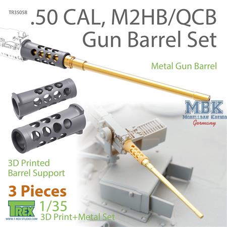 .50 CAL, M2HB/ QCB Gun Barrel Set (3 pieces)  1/35