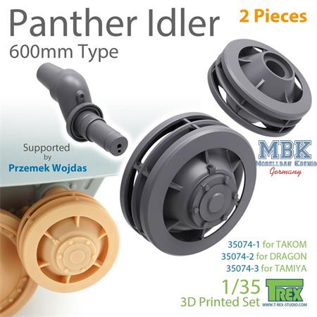 Panther Idler 600 mm Type - Spannrad Tamiya