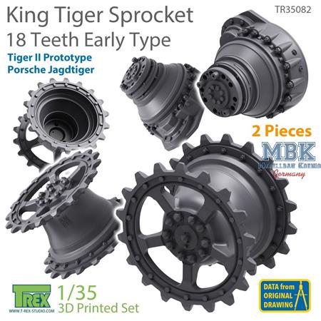 King Tiger Sprocket 18 Teeth Early Type / Treibrad