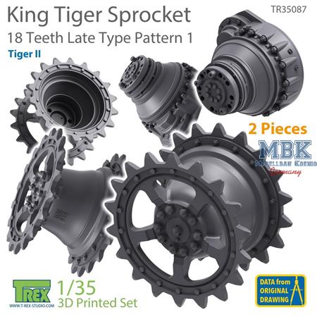 King Tiger Sprocket 18 Teeth sprockets late Type 1
