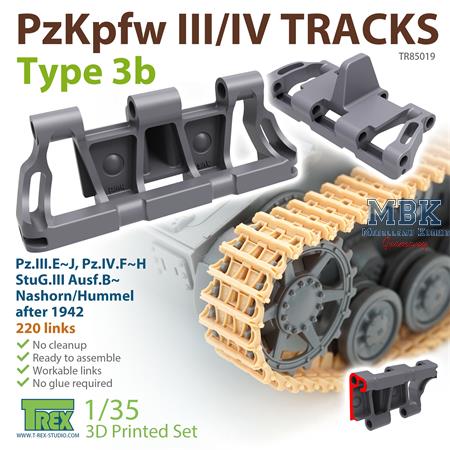 PzKpfw.III/ IV Tracks Type 3b  1/35