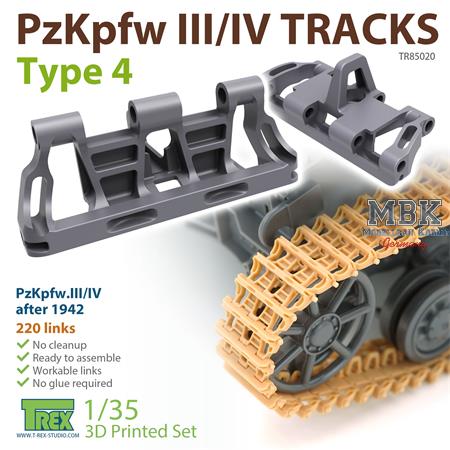 PzKpfw.III/ IV Tracks Type 4   1/35
