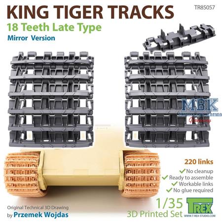 King Tiger Tracks 18 Teeth Late Type Mirror Versio